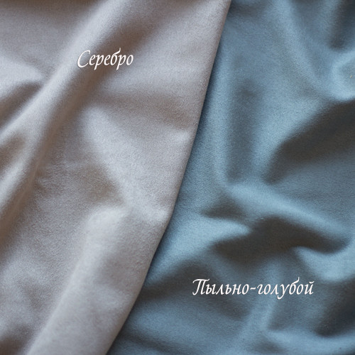 "Пыльно-голубой" замша двухсторонняя — SweetScrap